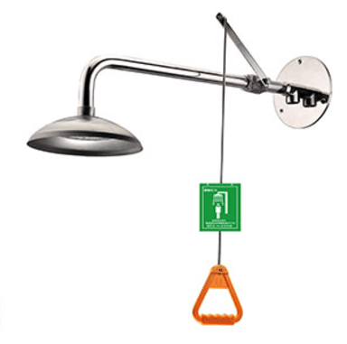 Eyewash Shower  - SUS304 wall mounted type